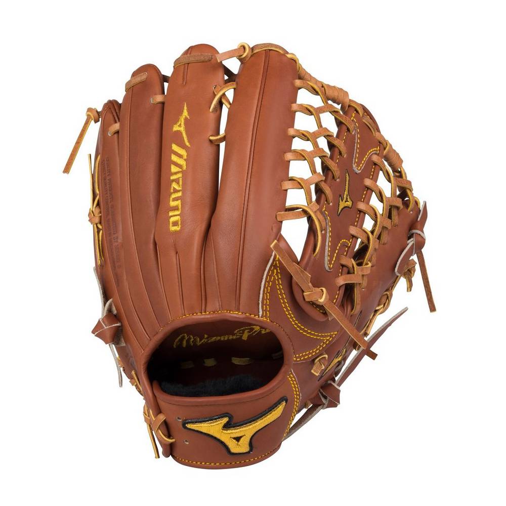 Mizuno Men's Pro Limited Edition Outfield Baseball 12.75" Gloves Brown (312382-KRL)